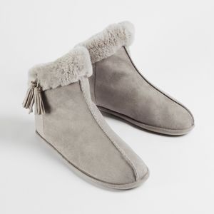 New Ted Baker Faux Fur Slipper Boot